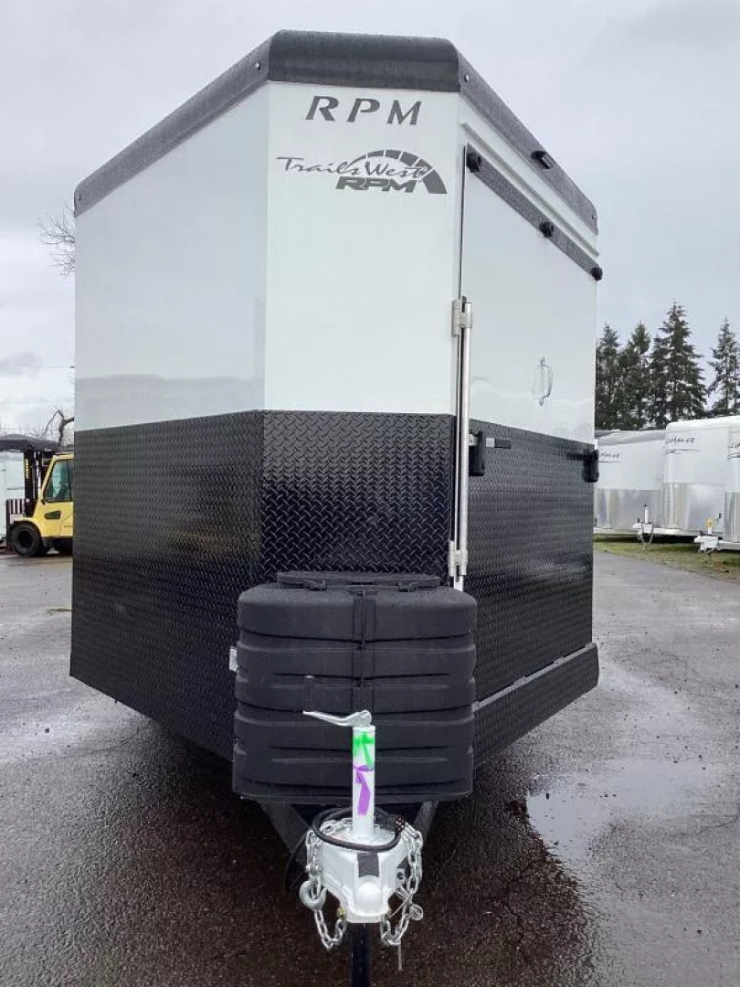 New COMING FALL 2025! 2026 Trails West RPM 20'  Snowmobile Trailer-Value Package-7.5 gal. LP Tanks-14 x 14 Vent w/High Powered Fan