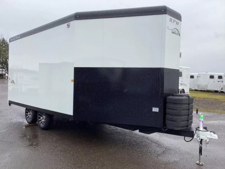 New COMING FALL 2025! 2026 Trails West RPM 20'  Snowmobile Trailer-Value Package-7.5 gal. LP Tanks-14 x 14 Vent w/High Powered Fan