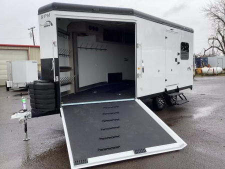 New COMING FALL 2025! 2026 Trails West RPM 20'  Snowmobile Trailer-Value Package-7.5 gal. LP Tanks-14 x 14 Vent w/High Powered Fan