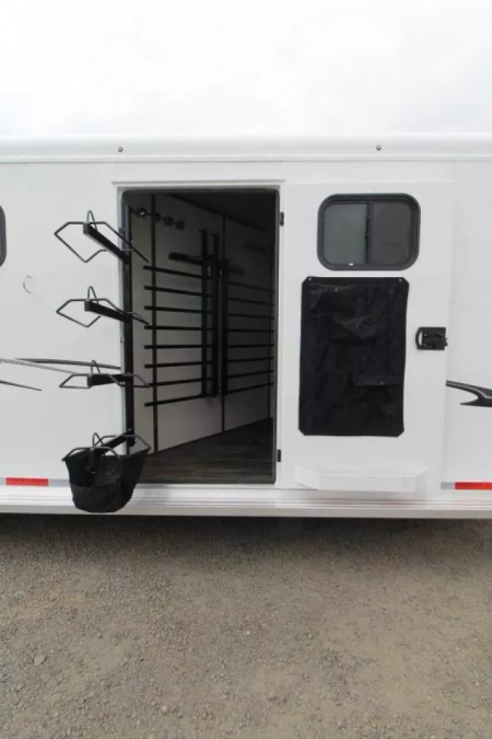 New 2026 Trails West Classic 5x10 4 Horse GN Trailer-SuperTack-Extra Tall-Escape Door-Stud Divider