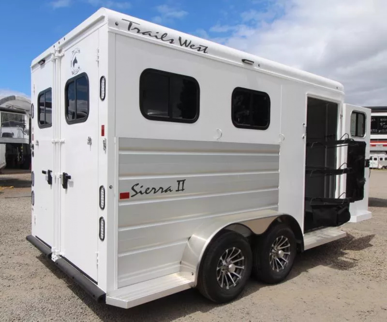 New 2026 Trails West Sierra II 2 Horse Trailer