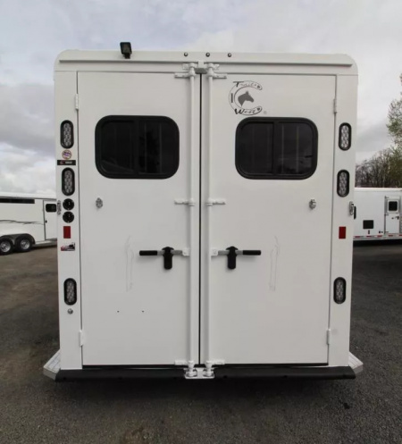 New 2026 Trails West Sierra II 2 Horse Trailer