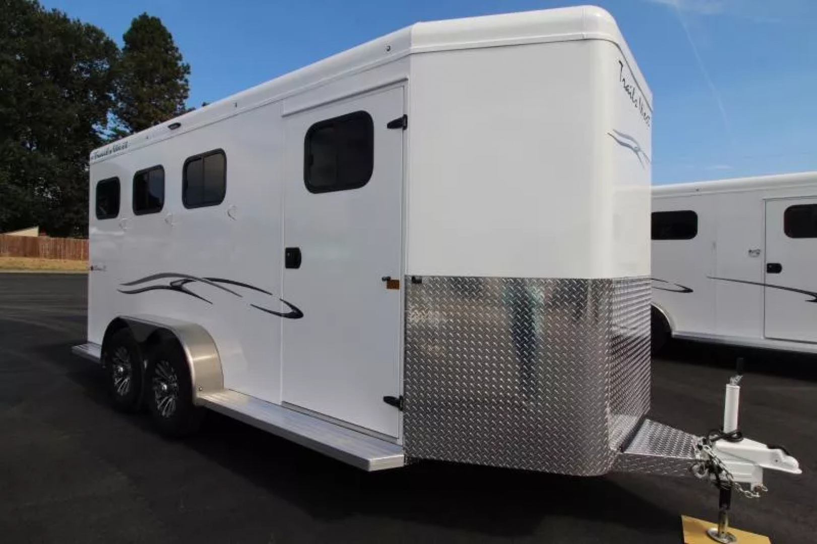 New 2026 Trails West Classic II 3 Horse Trailer-7'4" Tall-Escape Door- Convenience Package