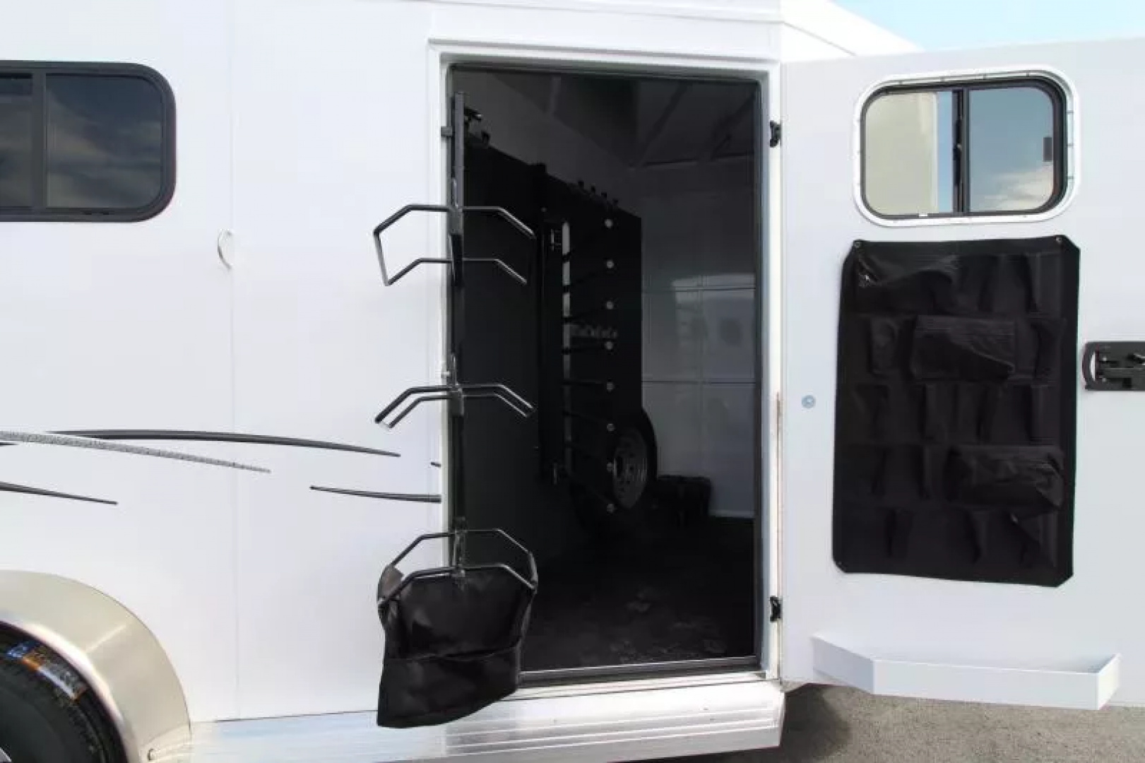 New 2026 Trails West Classic II 3 Horse Trailer-7'4" Tall-Escape Door- Convenience Package