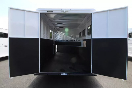 New 2026 Trails West Classic II 3 Horse Trailer-7'4" Tall-Escape Door- Convenience Package