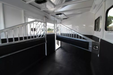 New 2026 Trails West Classic II 3 Horse Trailer-7'4" Tall-Escape Door- Convenience Package