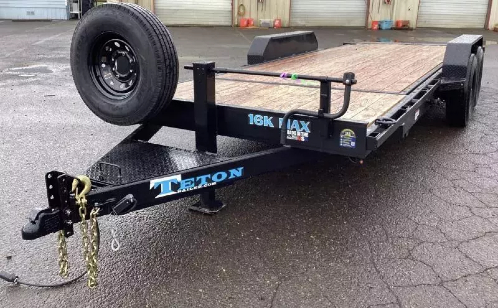 New 2025 Teton Trailer Price Reduced $2200 -20' Tilt Deck 16K Tilt Trailer