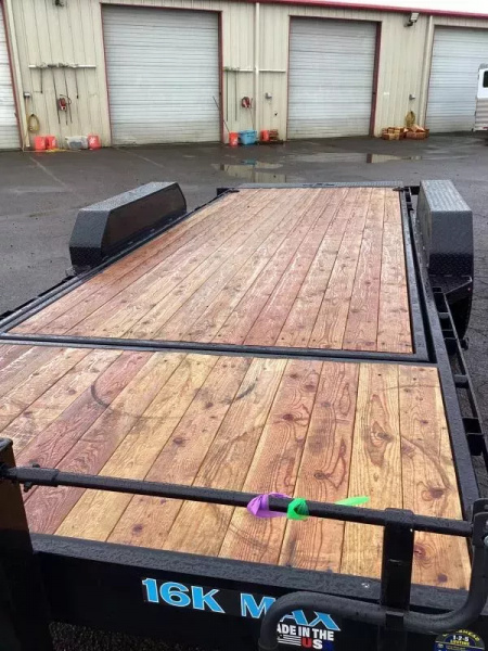 New 2025 Teton Trailer Price Reduced $2200 -20' Tilt Deck 16K Tilt Trailer