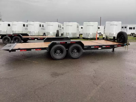 New 2025 Teton Trailer Price Reduced $2200 -20' Tilt Deck 16K Tilt Trailer