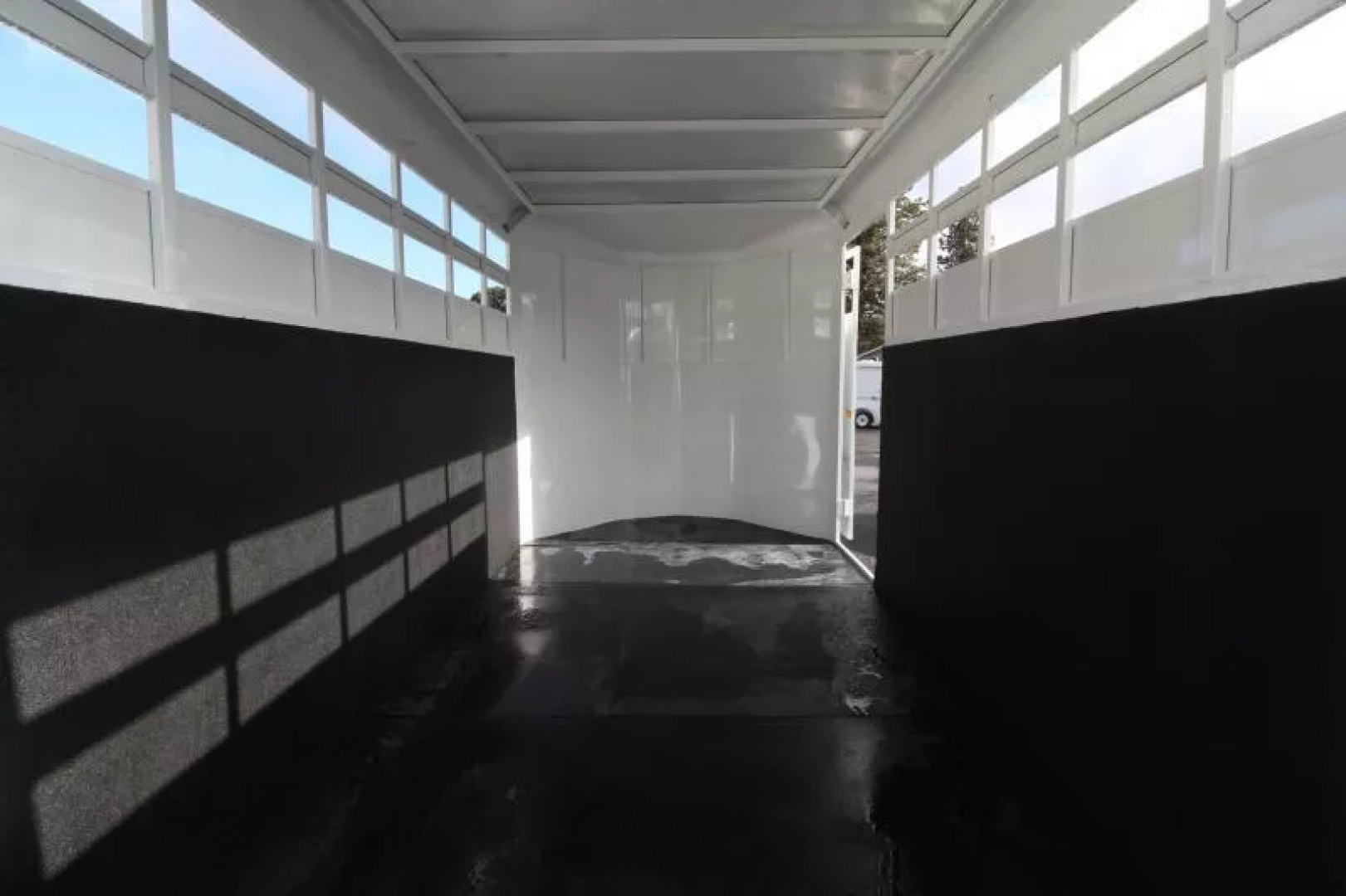 New 2026 Trails West Adventure PRICE REDUCED! 14' Stock / Stock Combo Trailer-Flood Light-Rubber Wall mats- Spare Tire