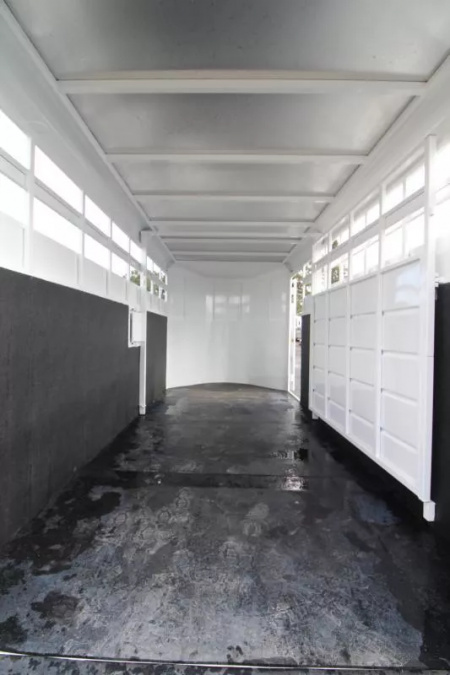 New 2026 Trails West Adventure 17' Stock / Stock Combo Trailer-Flood Light- Rubber Wall Mats- Spare Tire