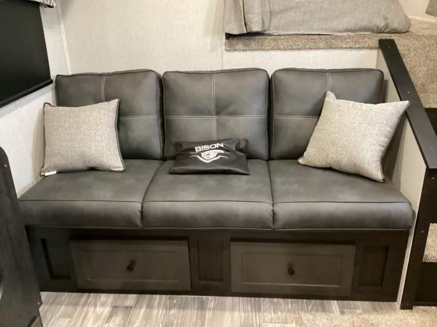 New PRICE REDUCED!!! 2026 Bison Silverado 13ft LQ w/ Sofa AND Dinette! - Slide out - Ramp