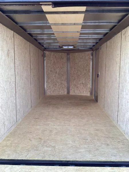 New 2026 Compass Indigo DLX 7x16 Enclosed Cargo Trailer-Rear Flat Top W/ V-Nose Cargo / Enclosed Trailer