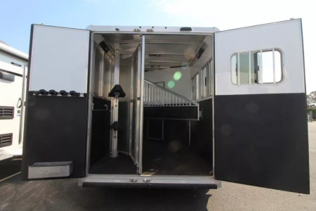 Used 2022 Exiss Escape 7204 - 4FT SW Living Quarters 2 Horse Trailer PRICE REDUCED!