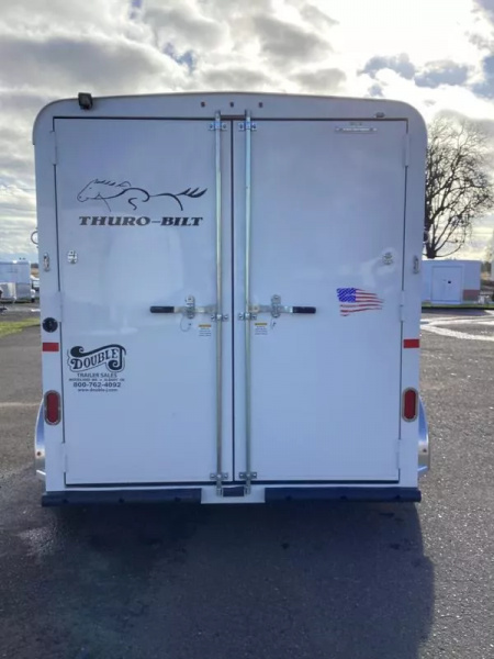 New 2026 Thuro-Bilt Renegade 2 Horse Trailer-1' Added Length- Extra Divider Catch-Swing Out Saddle Rack-Water Tank Horse Trailer