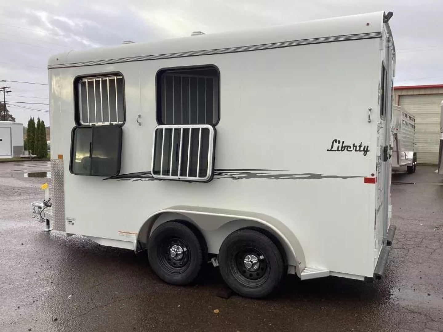New 2026 Thuro-Bilt Liberty Warmblood - 7'6'' Tall - Water Tank - Swingout Saddle Tree - Adjustable Divider 2 Horse Trailer