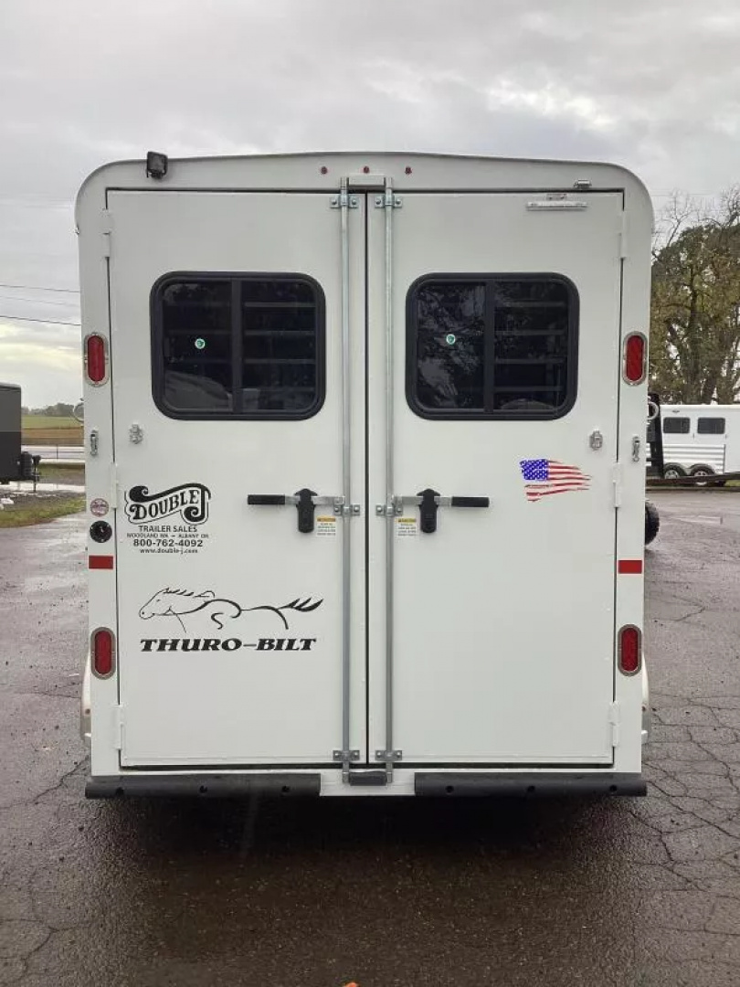 New 2026 Thuro-Bilt Liberty Warmblood - 7'6'' Tall - Water Tank - Swingout Saddle Tree - Adjustable Divider 2 Horse Trailer