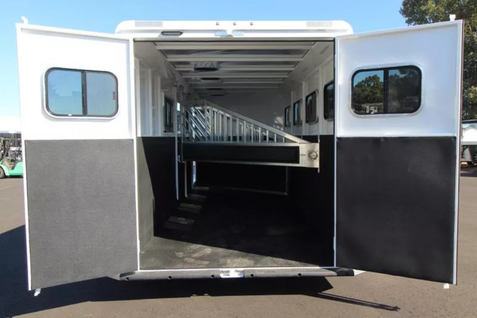 New 2026 Trails West Classic 4 Horse 5x10 SUPER TACK - Comfort Package - Escape Door - Stud Panel - 4 Horse Trailer