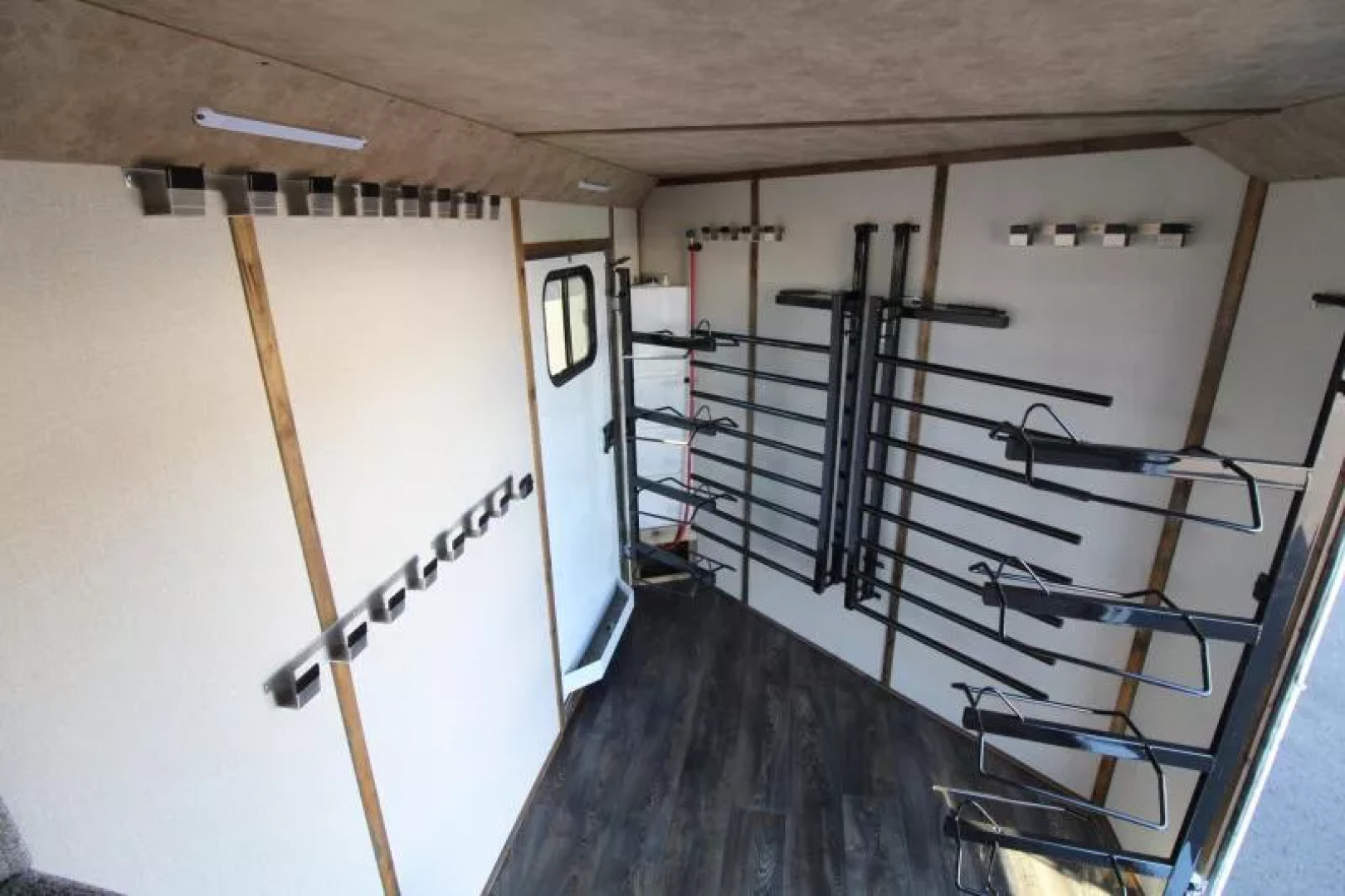 New 2026 Trails West Classic 4 Horse 5x10 SUPER TACK - Comfort Package - Escape Door - Stud Panel - 4 Horse Trailer