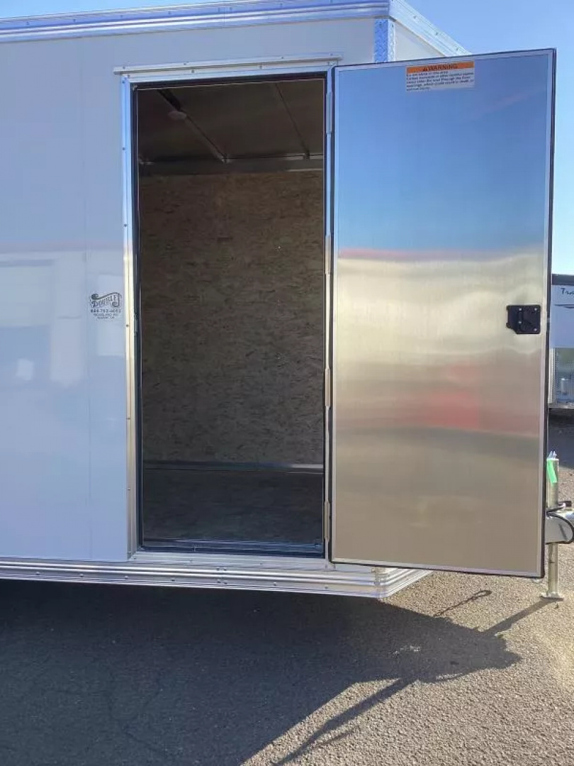 New 2026 ALCOM -EZ HAULER TRAILER- ALL ALUMINUM- 7.5' WIDE- 3'' EXTRA HEIGHT-CARGO PACKAGE! Cargo / Enclosed Trailer