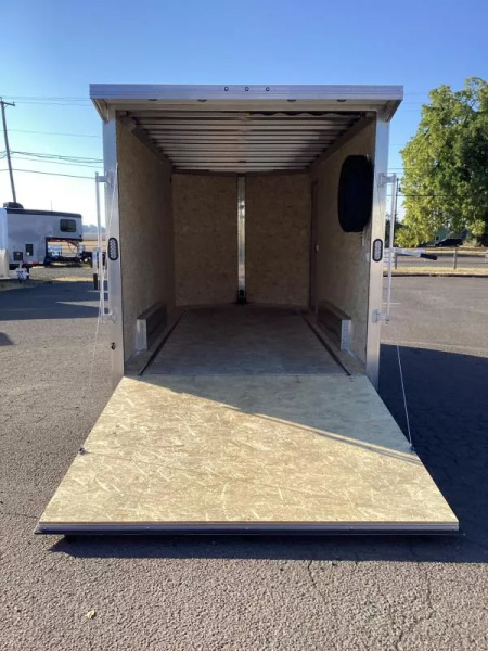 New 2026 ALCOM -EZ HAULER TRAILER- ALL ALUMINUM- 7.5' WIDE- 3'' EXTRA HEIGHT-CARGO PACKAGE! Cargo / Enclosed Trailer