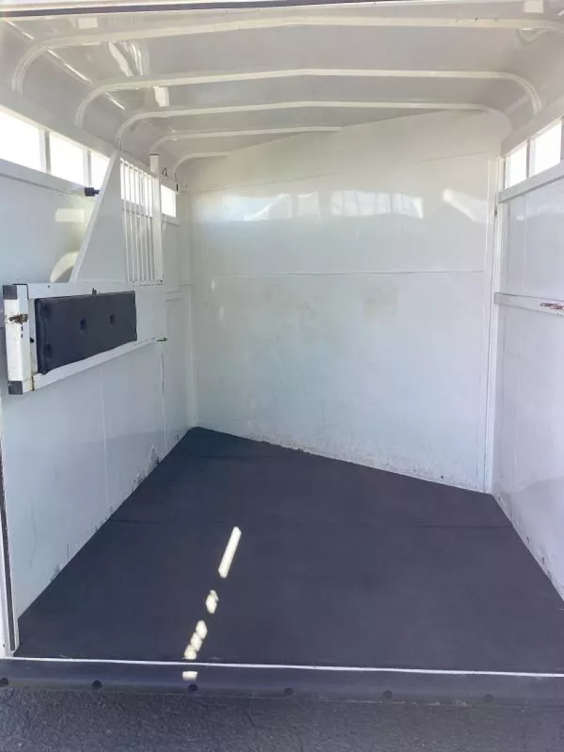 Used 2019 Thuro-Bilt Wrangler 2 Horse Trailer-Telescoping Padded Dividers-Swing-Out Saddle Tree- Spare Tire- Extra Divider Catch Horse Trailer