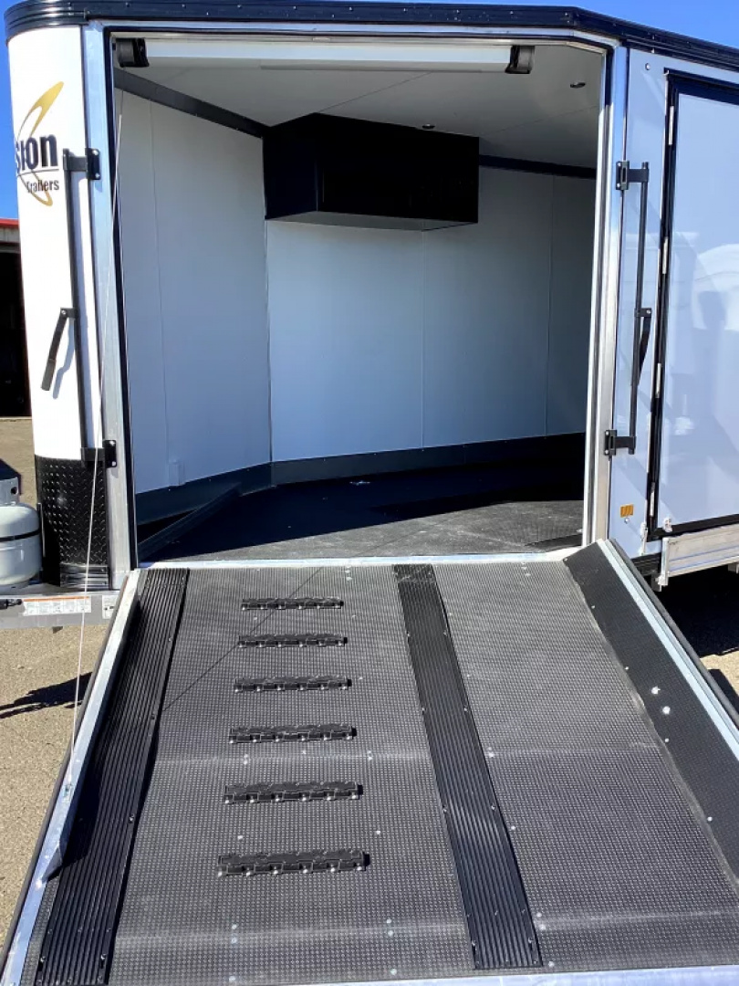 New 2026 ALCOM Mission All Sport- HEATED-Paddle Grabbers- Ski Guide Track-ALL ALUMINUM! Snowmobile Trailer