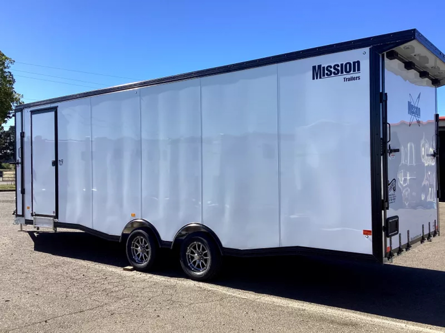 New 2026 ALCOM Mission All Sport- HEATED-Paddle Grabbers- Ski Guide Track-ALL ALUMINUM! Snowmobile Trailer