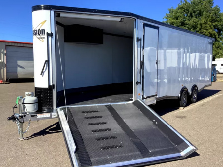 New 2026 ALCOM Mission All Sport- HEATED-Paddle Grabbers- Ski Guide Track-ALL ALUMINUM! Snowmobile Trailer