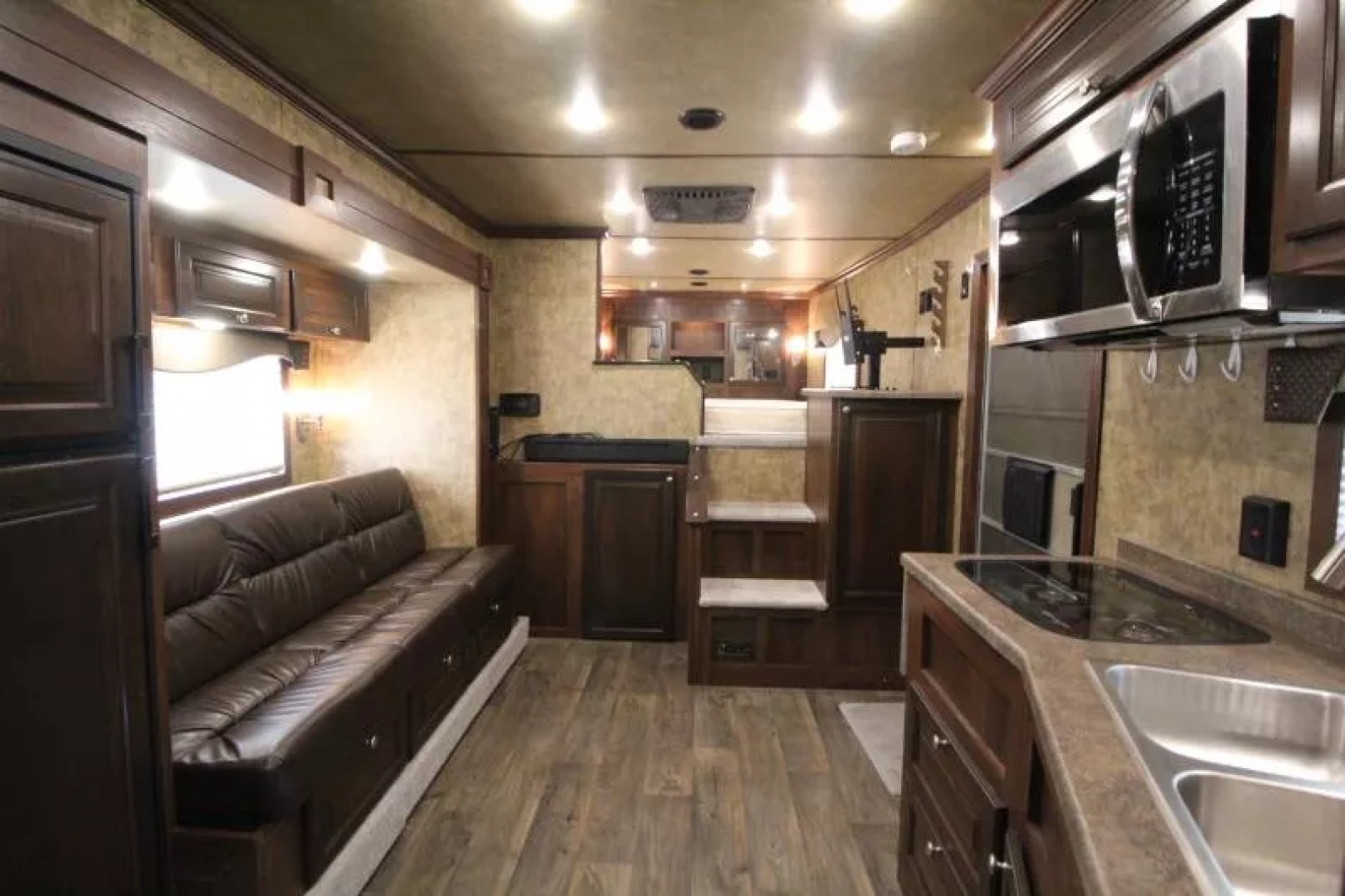 Used 2022 Exiss Endeavor 8312 - 12'sw LQ w/ Slide-8'W-3 Horse aluminum Trailer