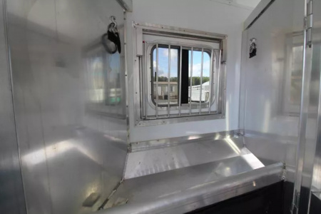 Used 2022 Exiss Endeavor 8312 - 12'sw LQ w/ Slide-8'W-3 Horse aluminum Trailer