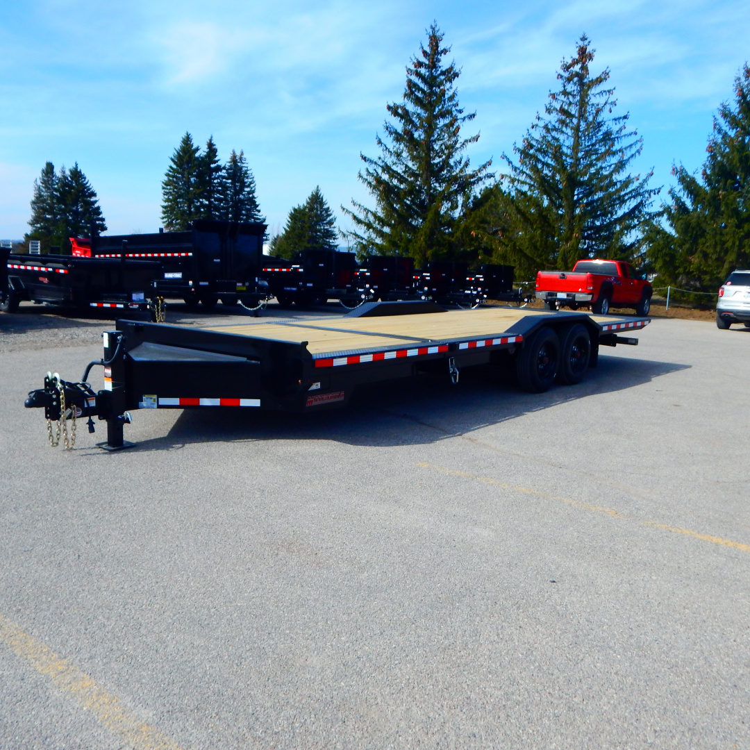New 2026 Midsota 8.5x16+6 17.6k Implement w/ Drive Over Fenders Equipment Trailer