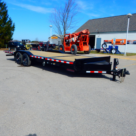 New 2026 Midsota 8.5x16+6 17.6k Implement w/ Drive Over Fenders Equipment Trailer