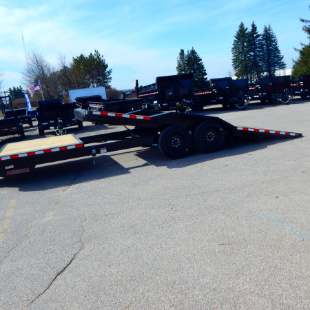 New 2026 Midsota 8.5x16+6 17.6k Implement w/ Drive Over Fenders Equipment Trailer