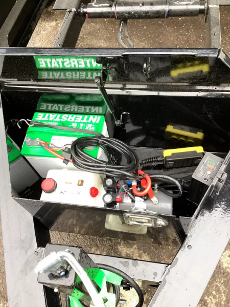 New 2026 Delco Dump Trailer 5x10 7K - Spreader gate - 18" sides - slide in ramps Dump Trailer