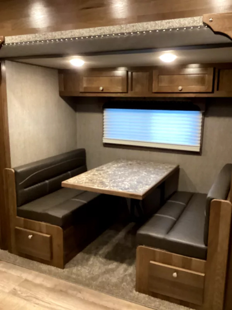New 2026 SMC Patriot 8414SSR  8'T 8'W 13ft SW - SOFA & DINETTE - Solar - Slide Out - ALL REAL WOOD INT. -LOADED! 4 Horse Aluminum Trailer