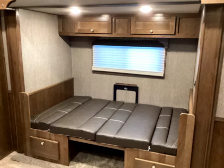 New 2026 SMC Patriot 8414SSR  8'T 8'W 13ft SW - SOFA & DINETTE - Solar - Slide Out - ALL REAL WOOD INT. -LOADED! 4 Horse Aluminum Trailer