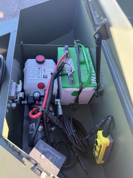 New 6x12 Dump Trailer-12K GVWR- 6" I-Beam, Spreader Gate-21'' sides, 6' Slide-in Ramps, Pull Back Tarp System, 10 Ply Tires, 4 D-rings