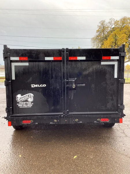 New 2025 Delco 7x14 w/ 4' sides- split/spreader gate- scissor lift-tarp kit!