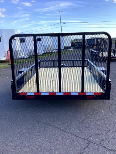 New 2026 Delco Trailer U210 Utility Trailer- Straight deck w/ 4' ramp gate- Idler axle