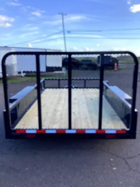New 2026 Delco U512 Utility Trailer-Straight Deck w/ 4' Ramp Gate