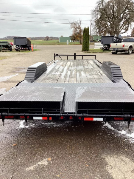 New NEW 2023 Delco 24'x102" Open Car Hauler - Drive over fenders - Monster Ramps