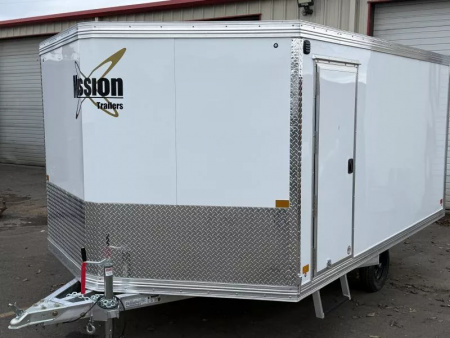 New SEASON CLEARANCE SALE! 2026 ALCOM MISSION CROSSOVER 101''X 12' Snowmobile Trailer- Paddle Grabbers and Ski Guides!