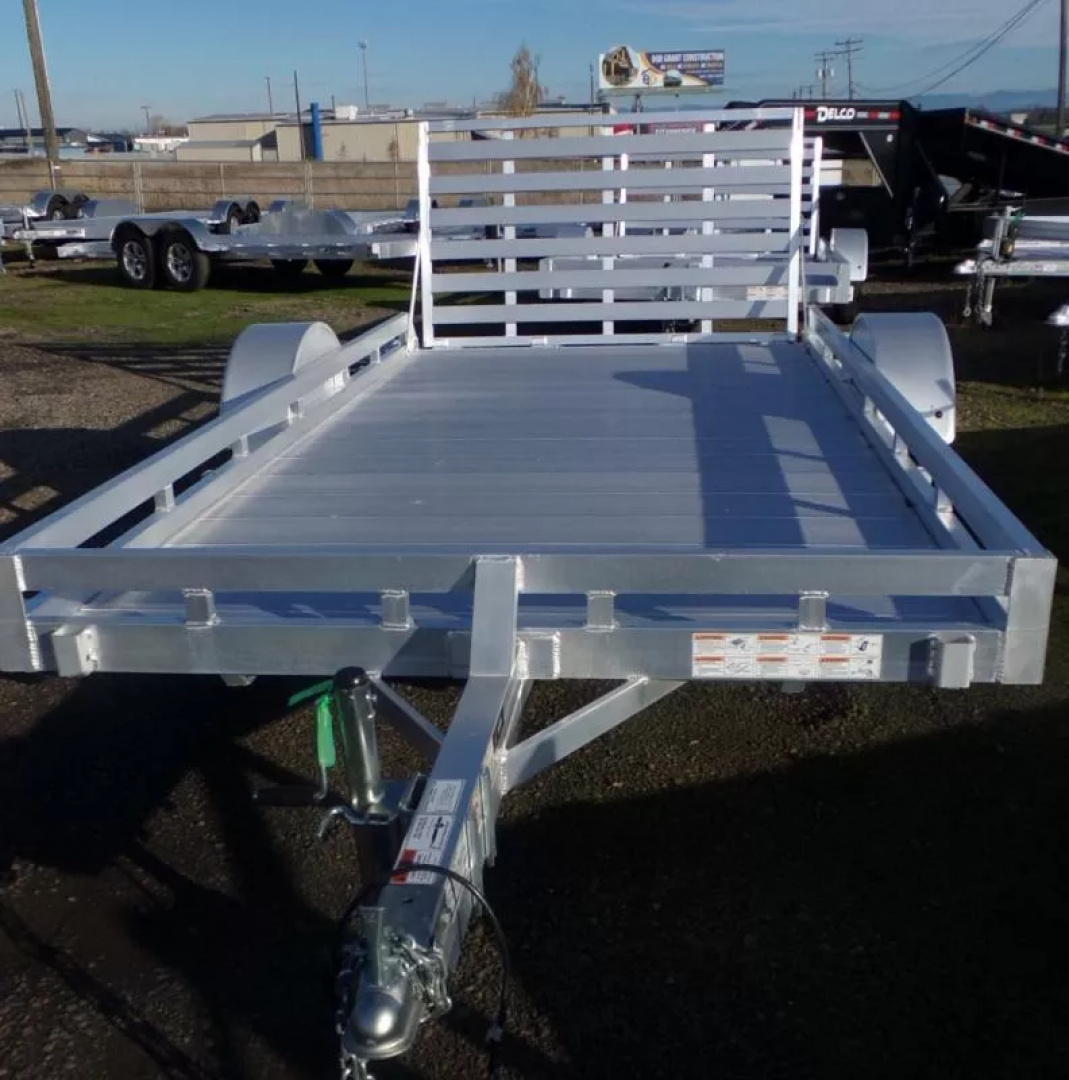 New 2026 Featherlite 1693 Flatbed 14' Utility Trailer - All Aluminum - 10 stake pockets-Rubber Torsion Axles