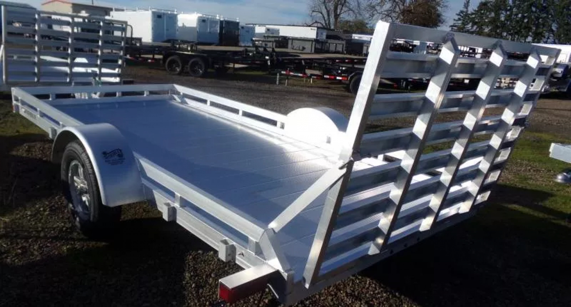 New 2026 Featherlite 1693 Flatbed 14' Utility Trailer - All Aluminum - 10 stake pockets-Rubber Torsion Axles