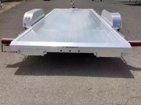 New 2026 Featherlite 3182-20' Aluminum Flatbed Car Trailer