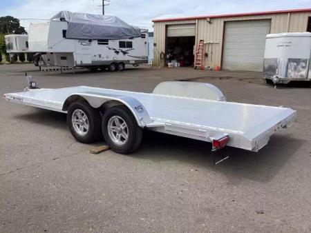 New 2026 Featherlite 3182-20' Aluminum Flatbed Car Trailer