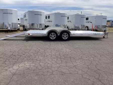 New 2026 Featherlite 3182-20' Aluminum Flatbed Car Trailer