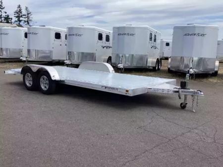 New 2026 Featherlite 3182-20' Aluminum Flatbed Car Trailer