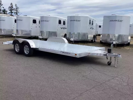 New 2026 Featherlite 3182-22' Aluminum Flatbed Car Trailer